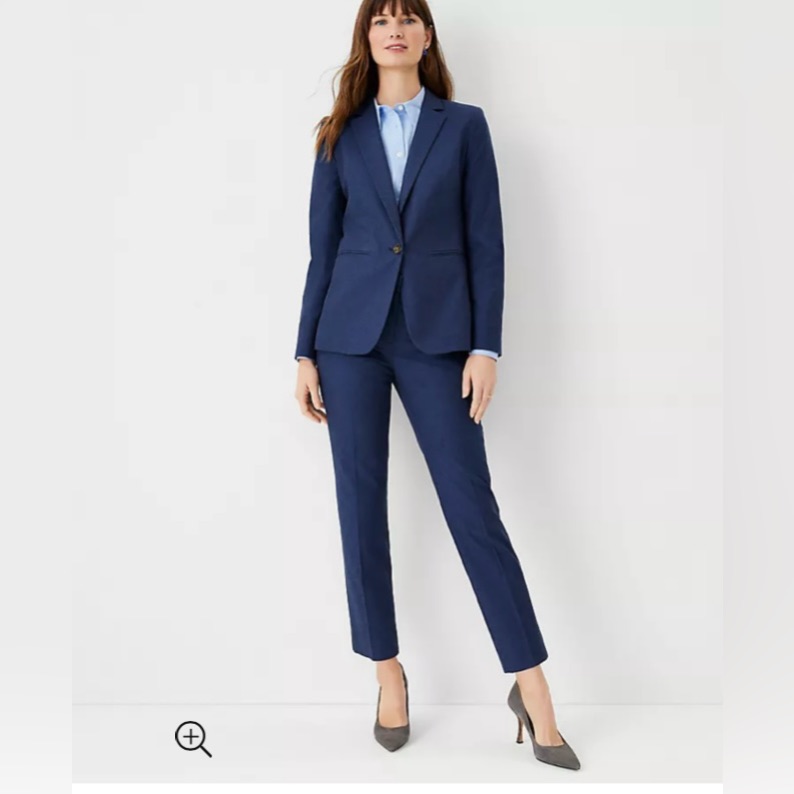 Ann Taylor Hutton Blazer In Lightweight Refined Denim